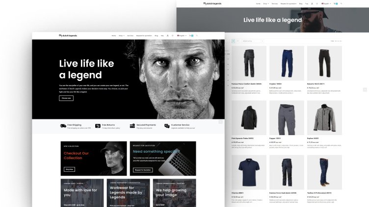 A visually appealing WordPress e-commerce website for a clothing store, emphasizing fashion-forward designs and intuitive user interface.
